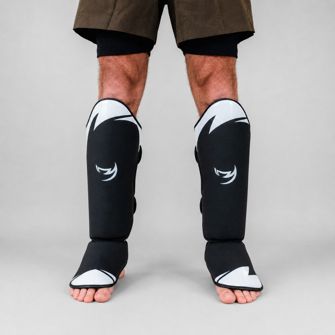 Ghost S3 Thai Shin Guards Black/White Lifestyle 1