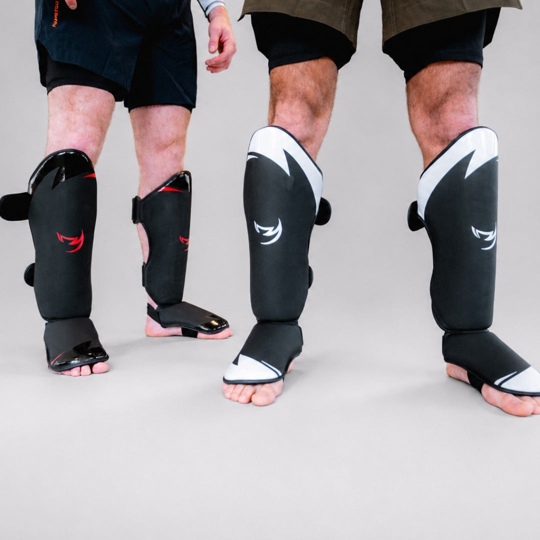 Ghost S3 Thai Shin Guards Black/White Lifestyle 4