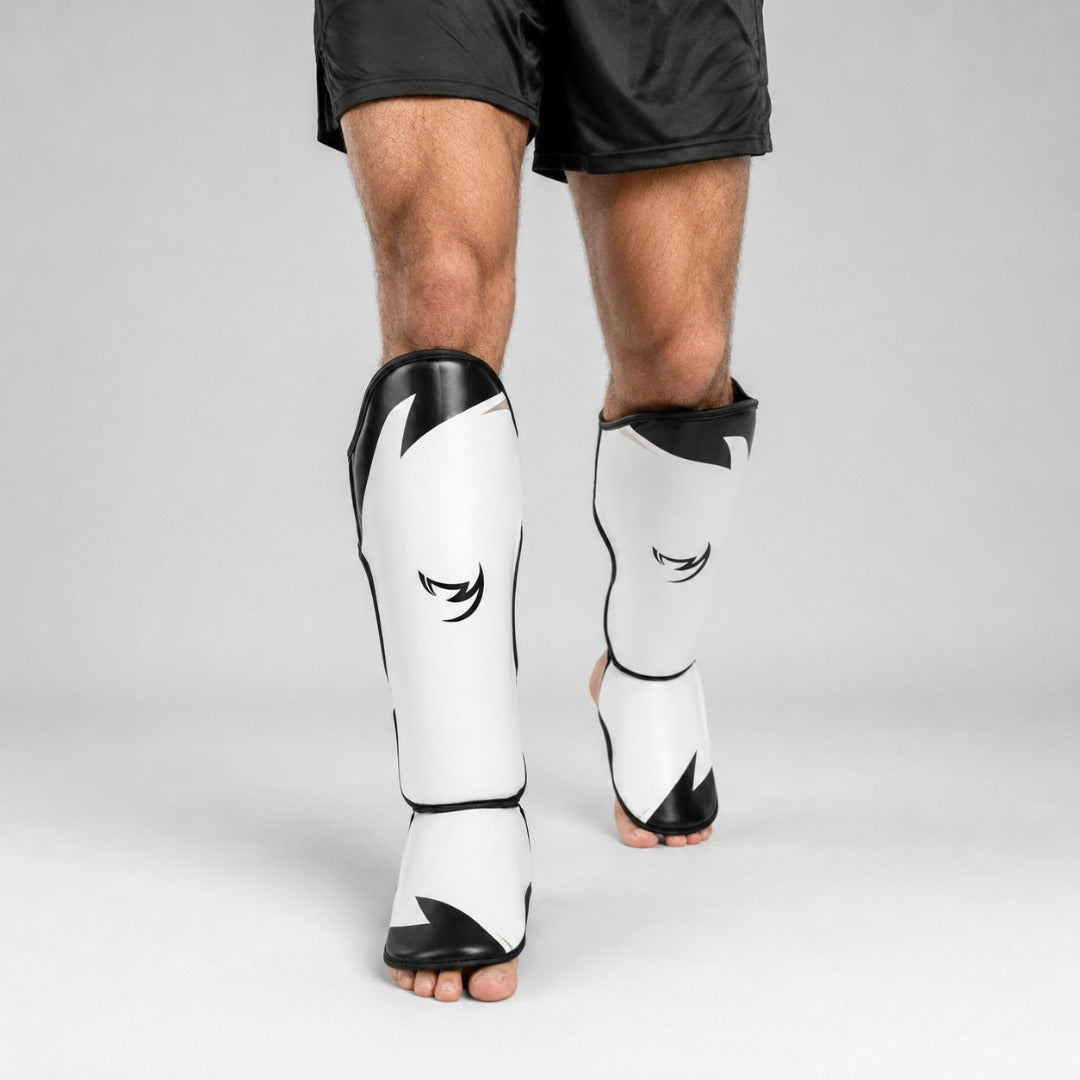 Ghost S3 Thai Shin Guards White/Black/Grey Lifestyle 3