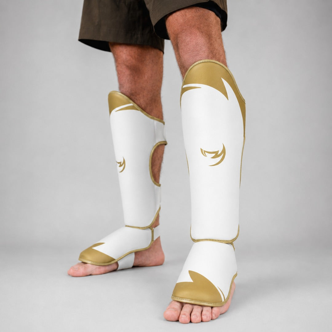 Ghost S3 Thai Shin Guards White/Gold