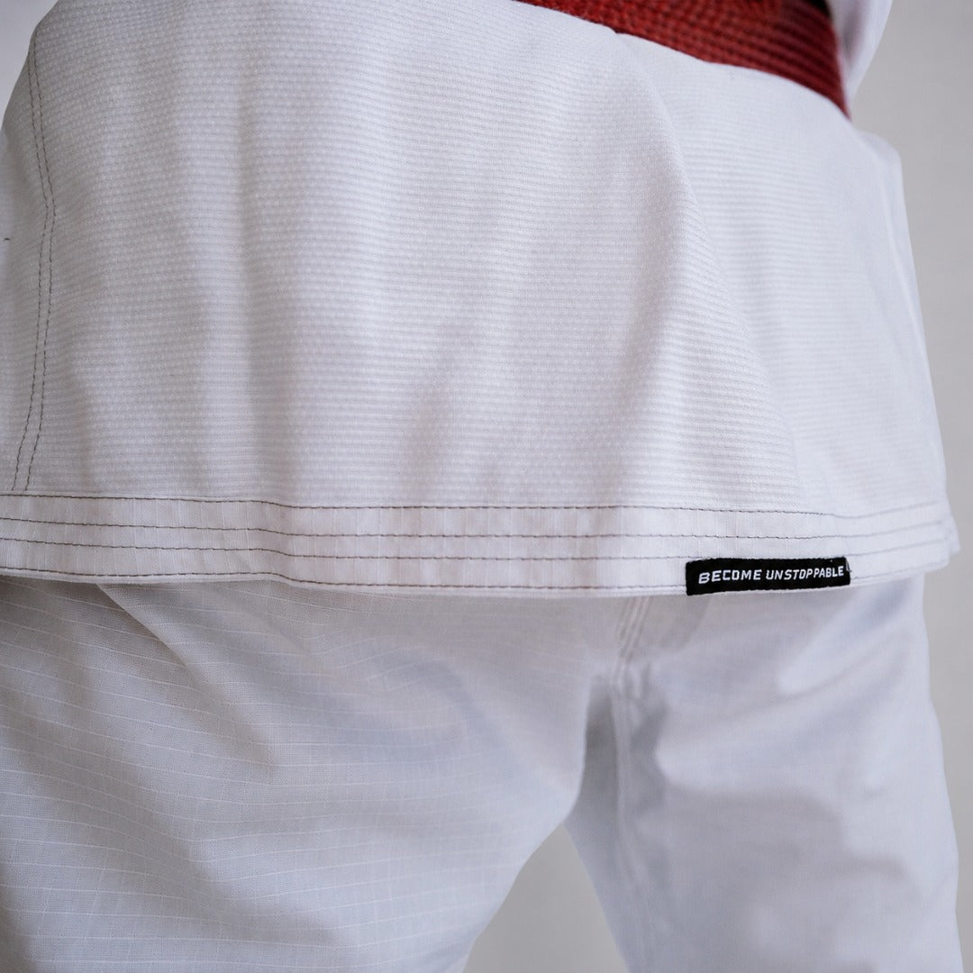 Weiß/Schwarz Ghost V-Lite BJJ Gi