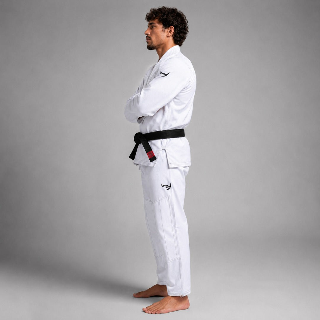 Weiß/Schwarz Ghost V-Lite BJJ Gi