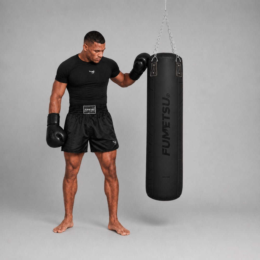 Icon 4ft Punch Bag Black/Black