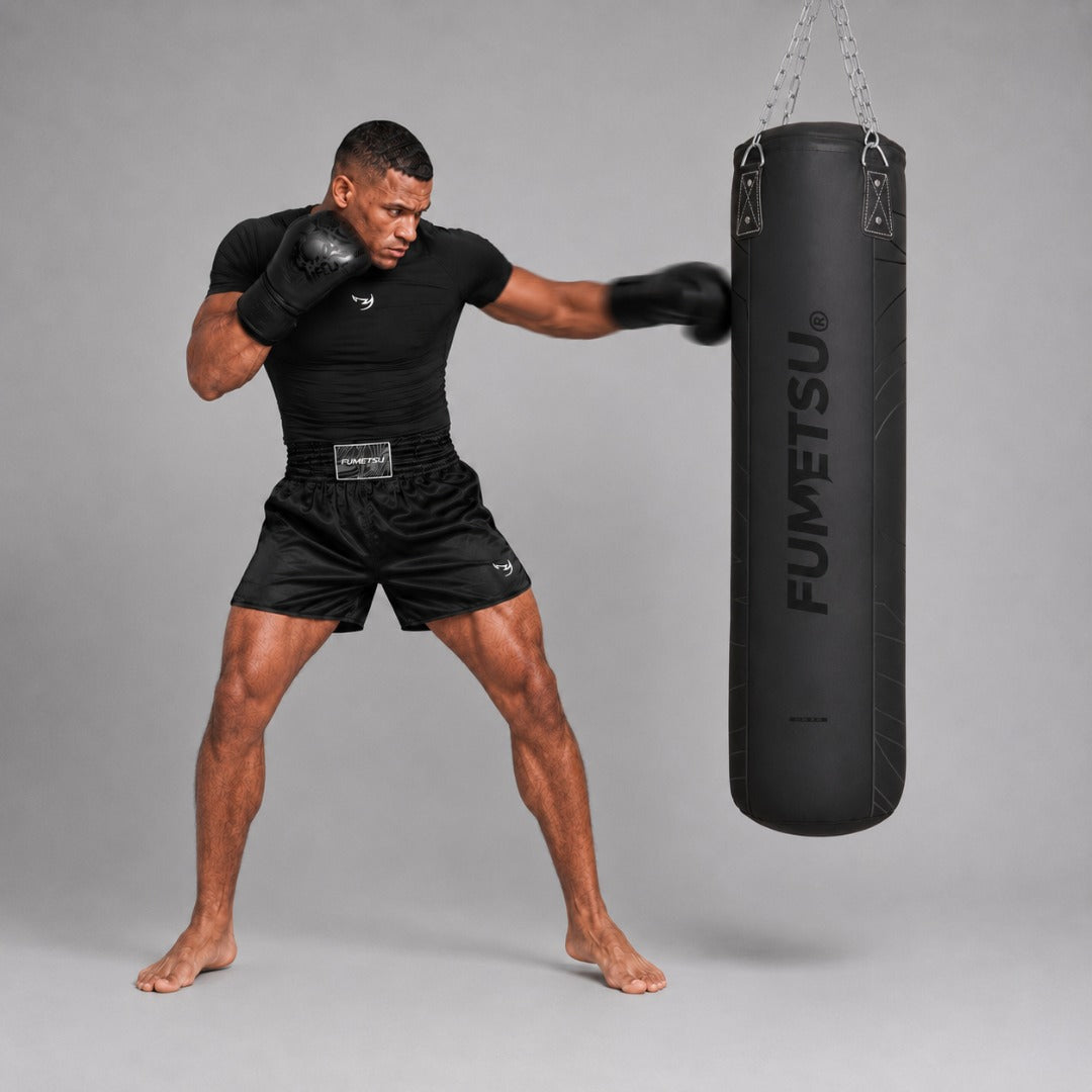 Icon 4ft Punch Bag Black/Black