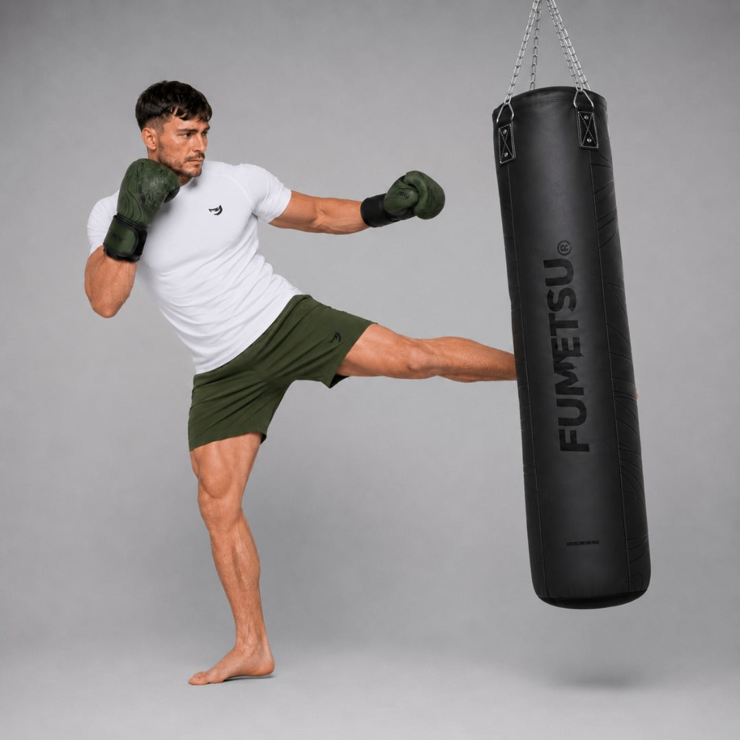 Icon 5ft Punch Bag Black/Black