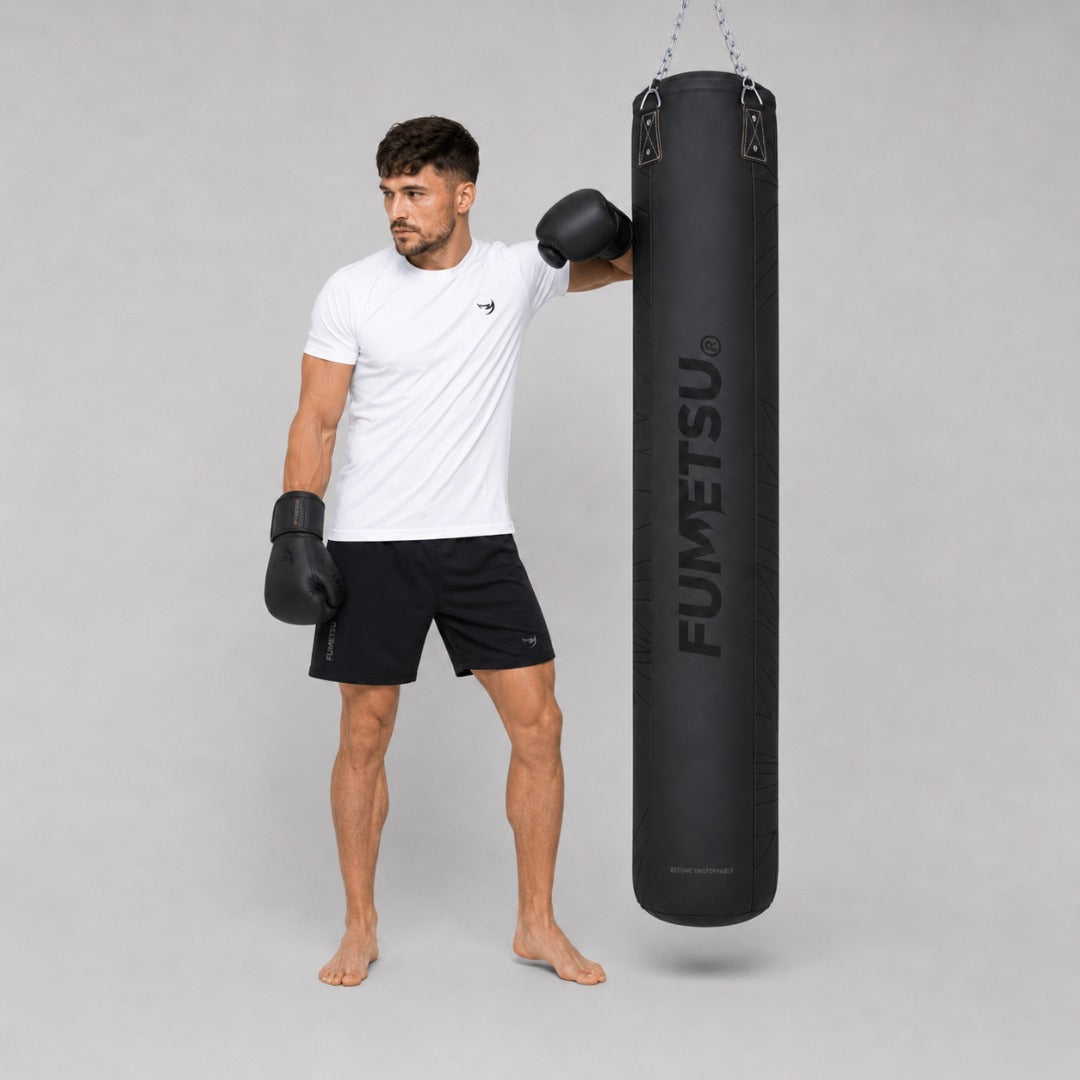 Icon 6ft Punch Bag Black/Black