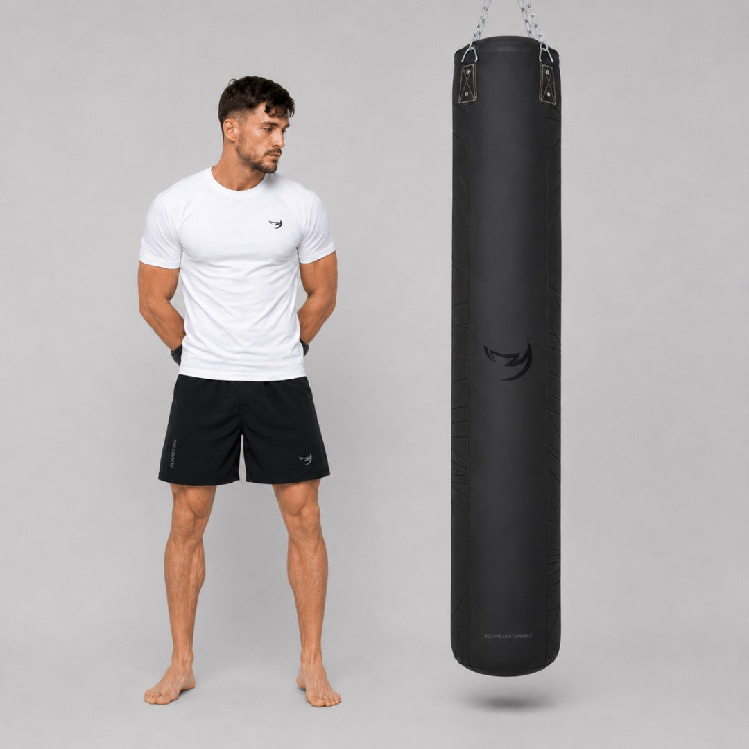 Icon 6ft Punch Bag Black/Black