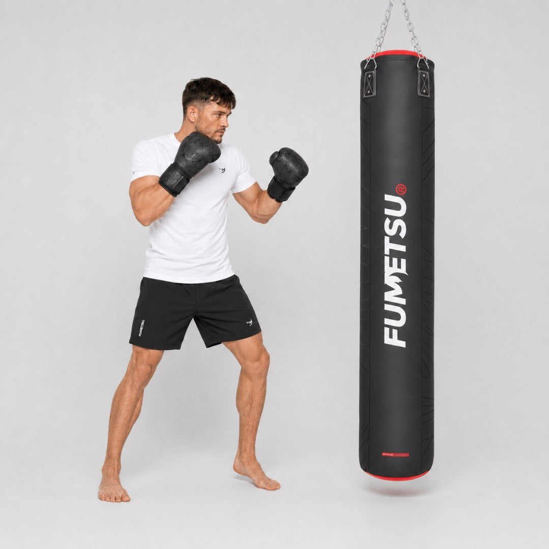 Icon 6ft Punch Bag Black/Red/White