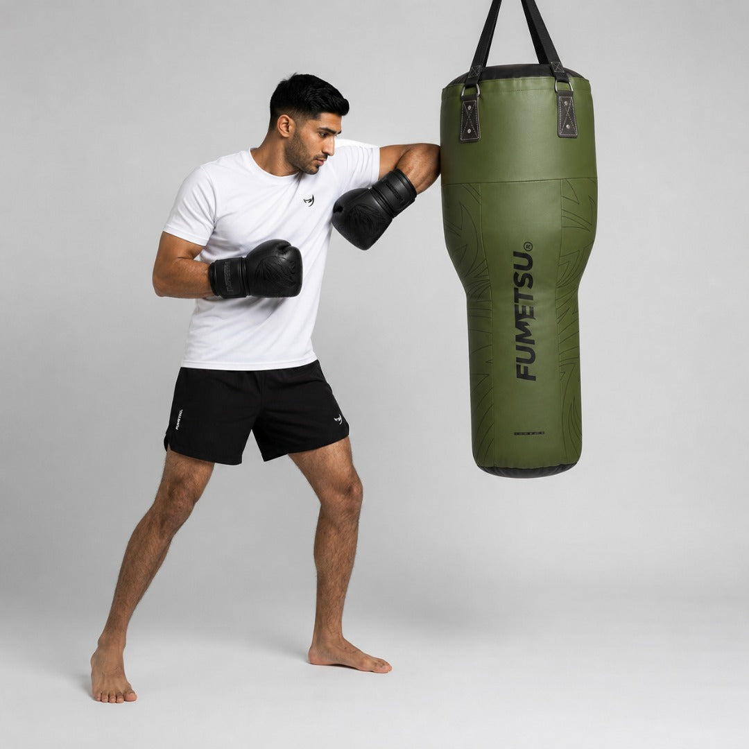 Icon Angle Punch Bag Khaki