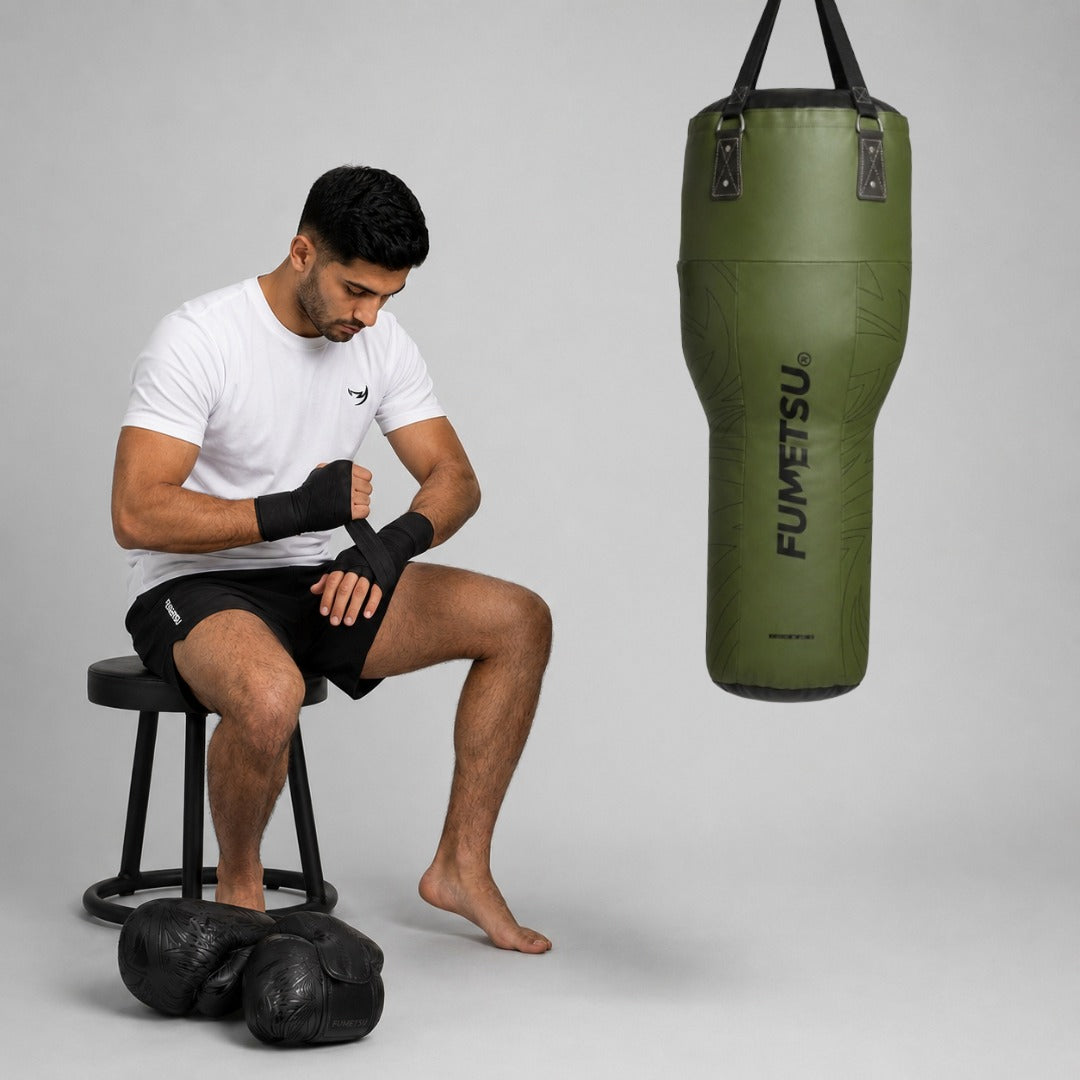 Icon Angle Punch Bag Khaki