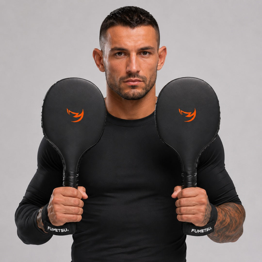 Icon Boxing Paddles Black/Orange