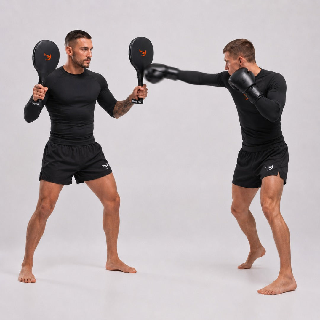 Icon Boxing Paddles Black/Orange