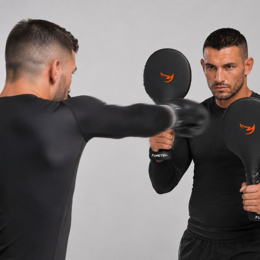 Icon Boxing Paddles Black/Orange