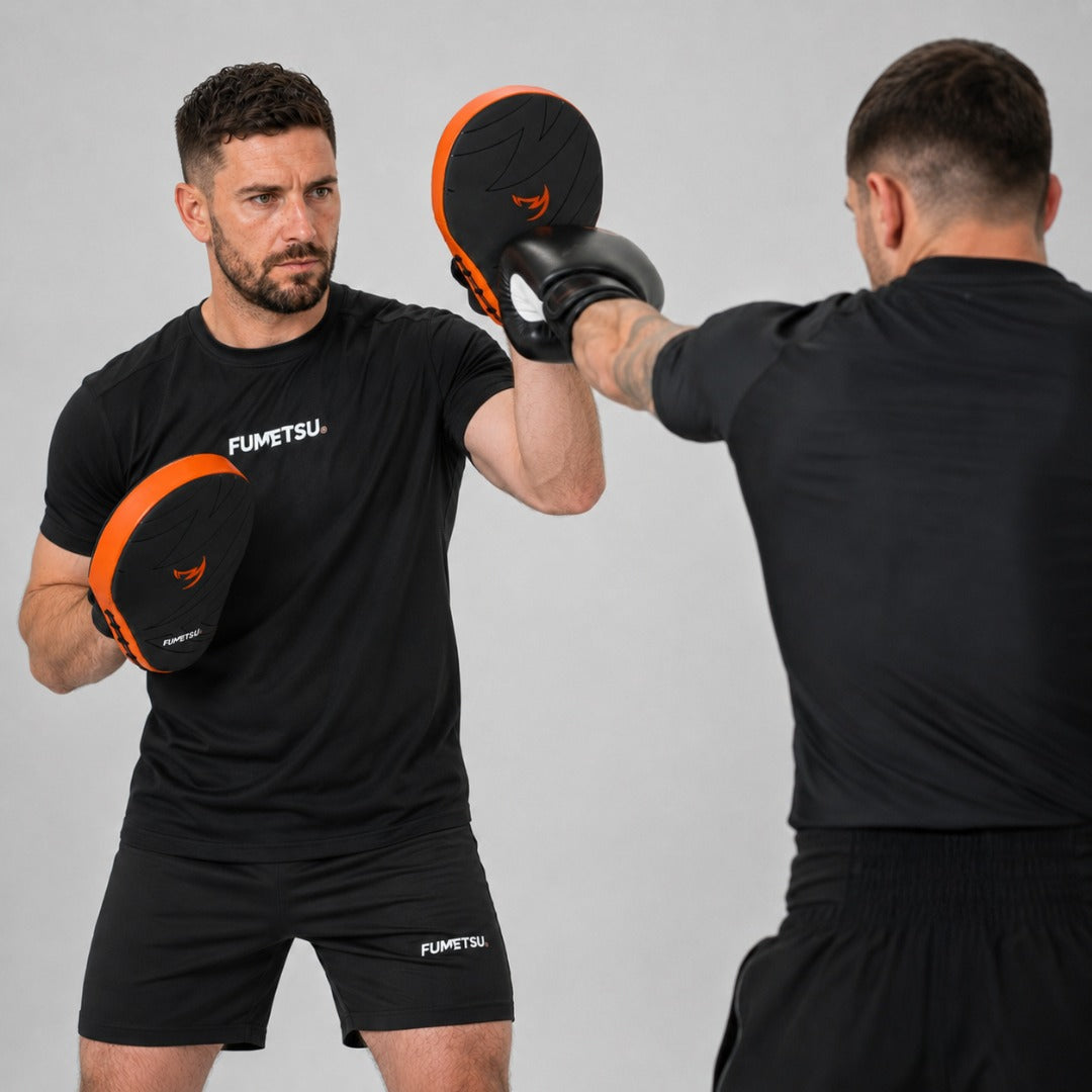 Icon Focus Mitts Black/Orange