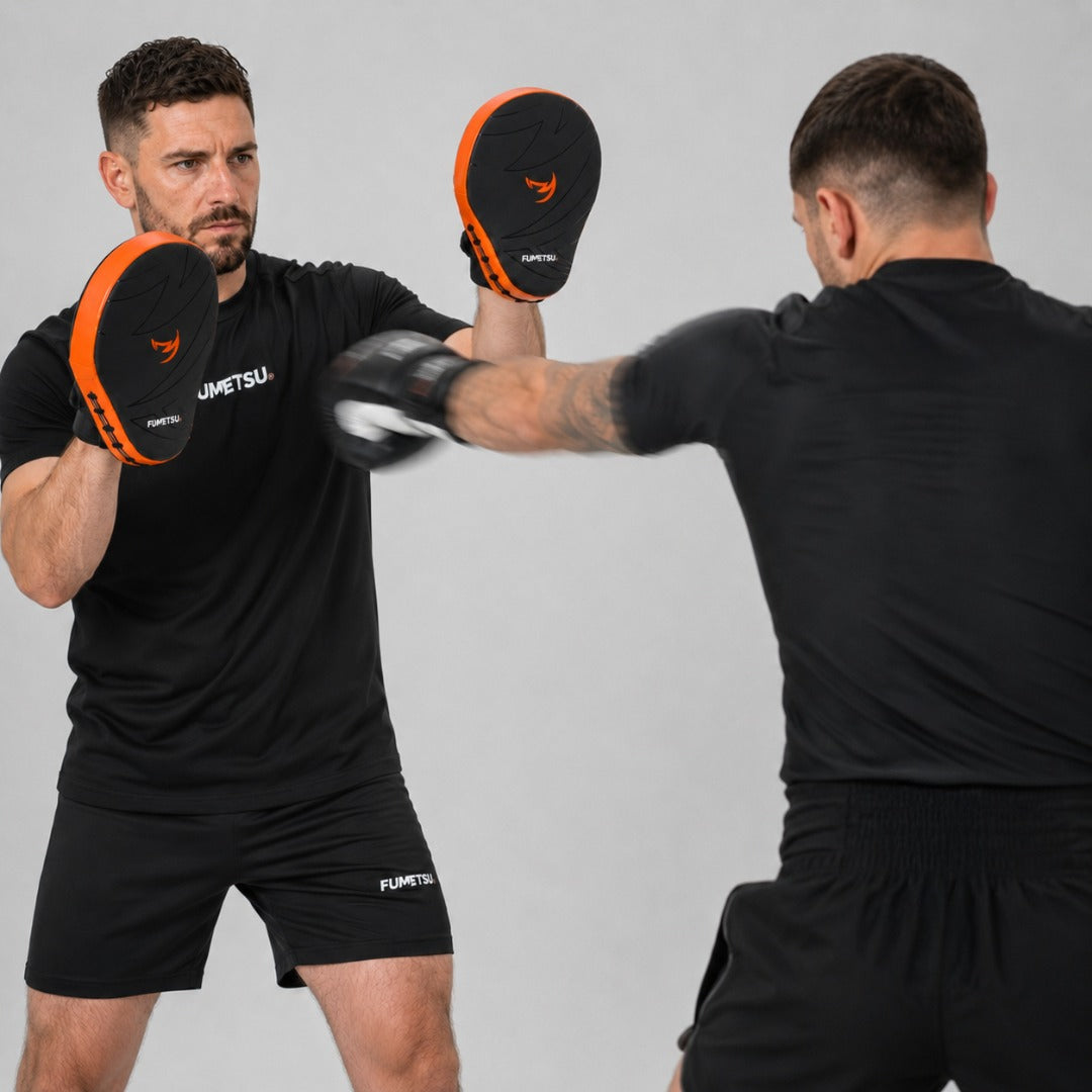 Icon Focus Mitts Black/Orange