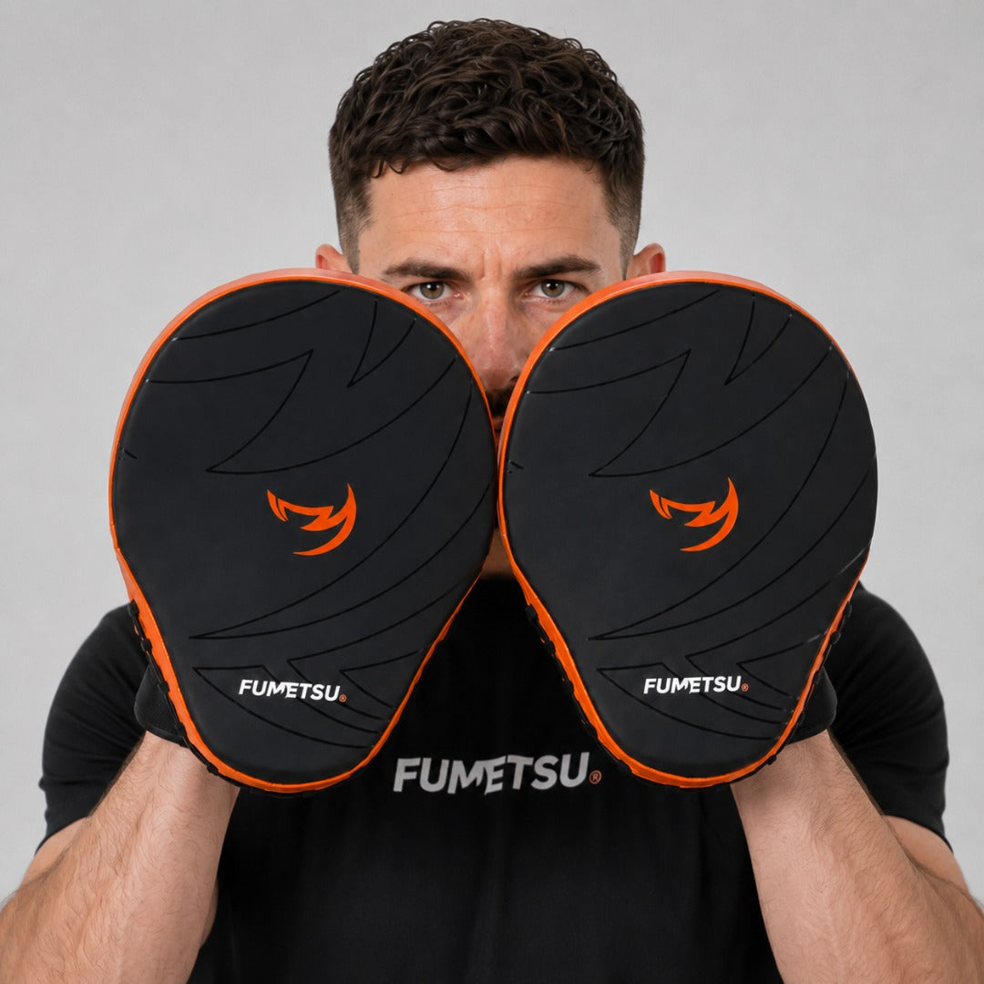 Icon Focus Mitts Black/Orange