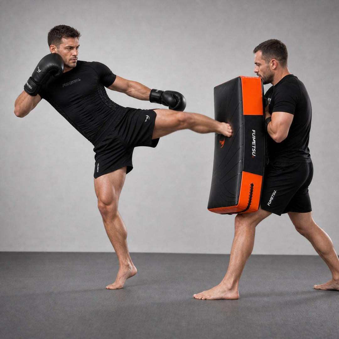 Icon Long Kick Shield Black/Orange