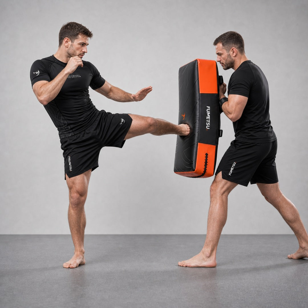 Icon Long Kick Shield Black/Orange