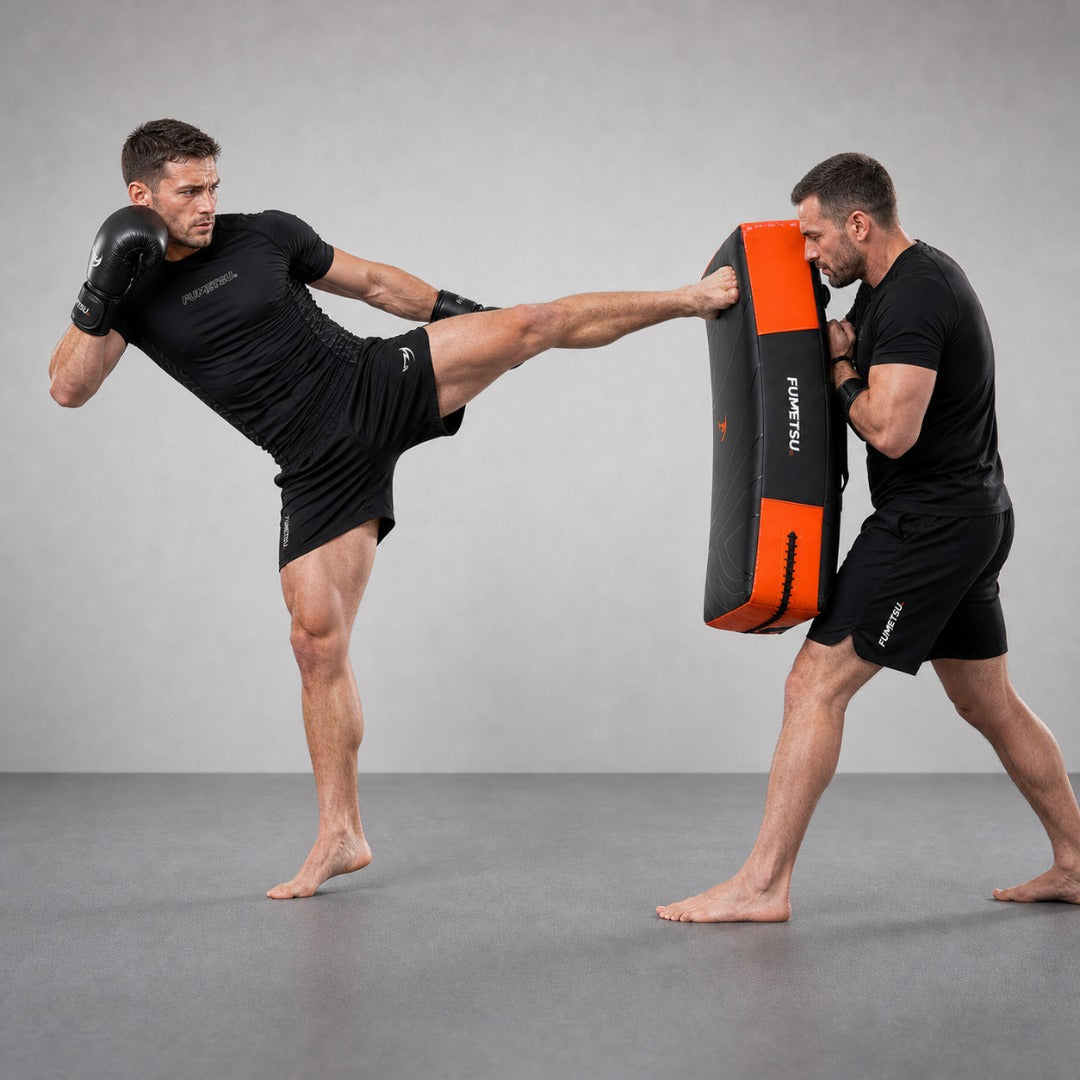Icon Long Kick Shield Black/Orange