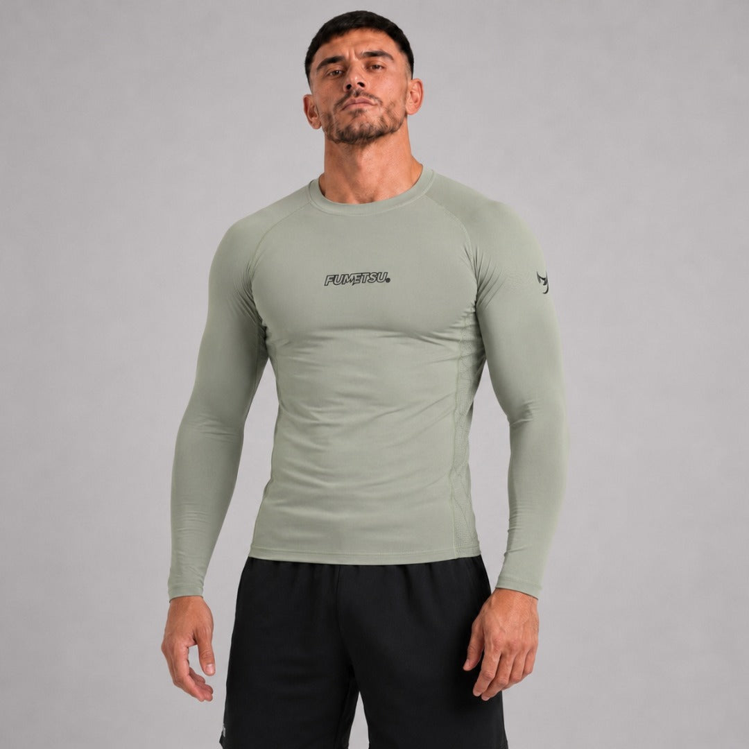 Icon Long Sleeve Rash Guard Sand