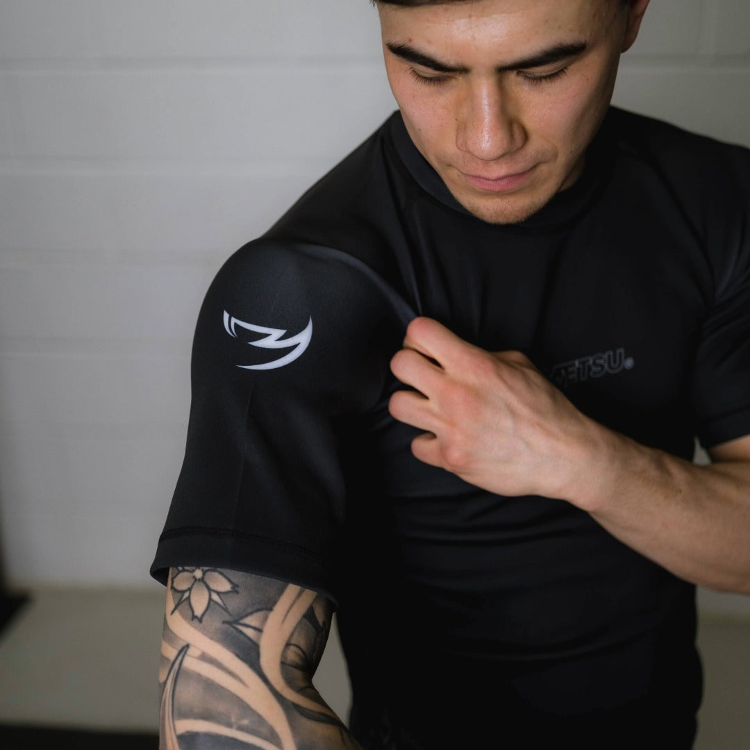 Rashguard à manches courtes Black Icon