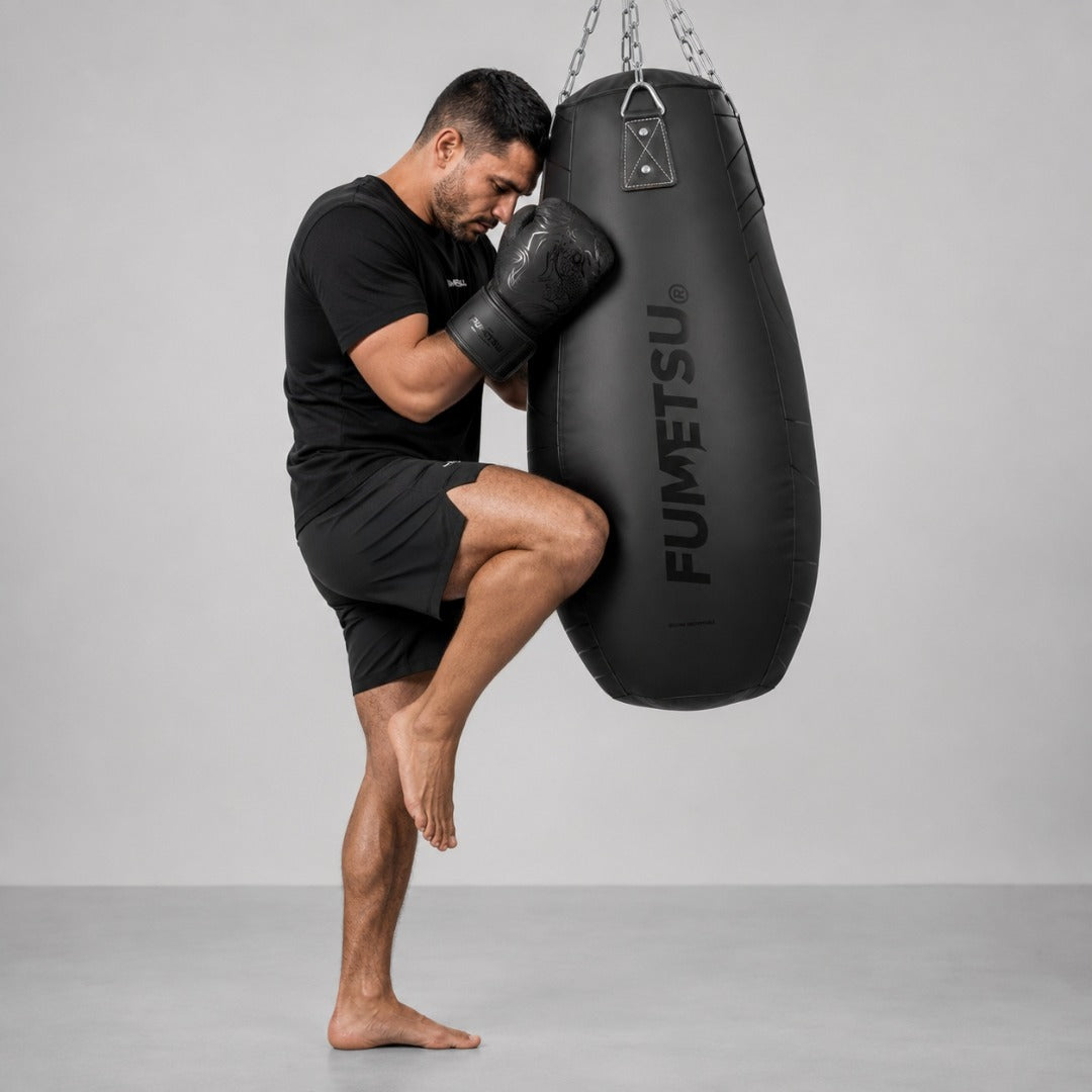 Icon Tear Drop Punch Bag Black/Black