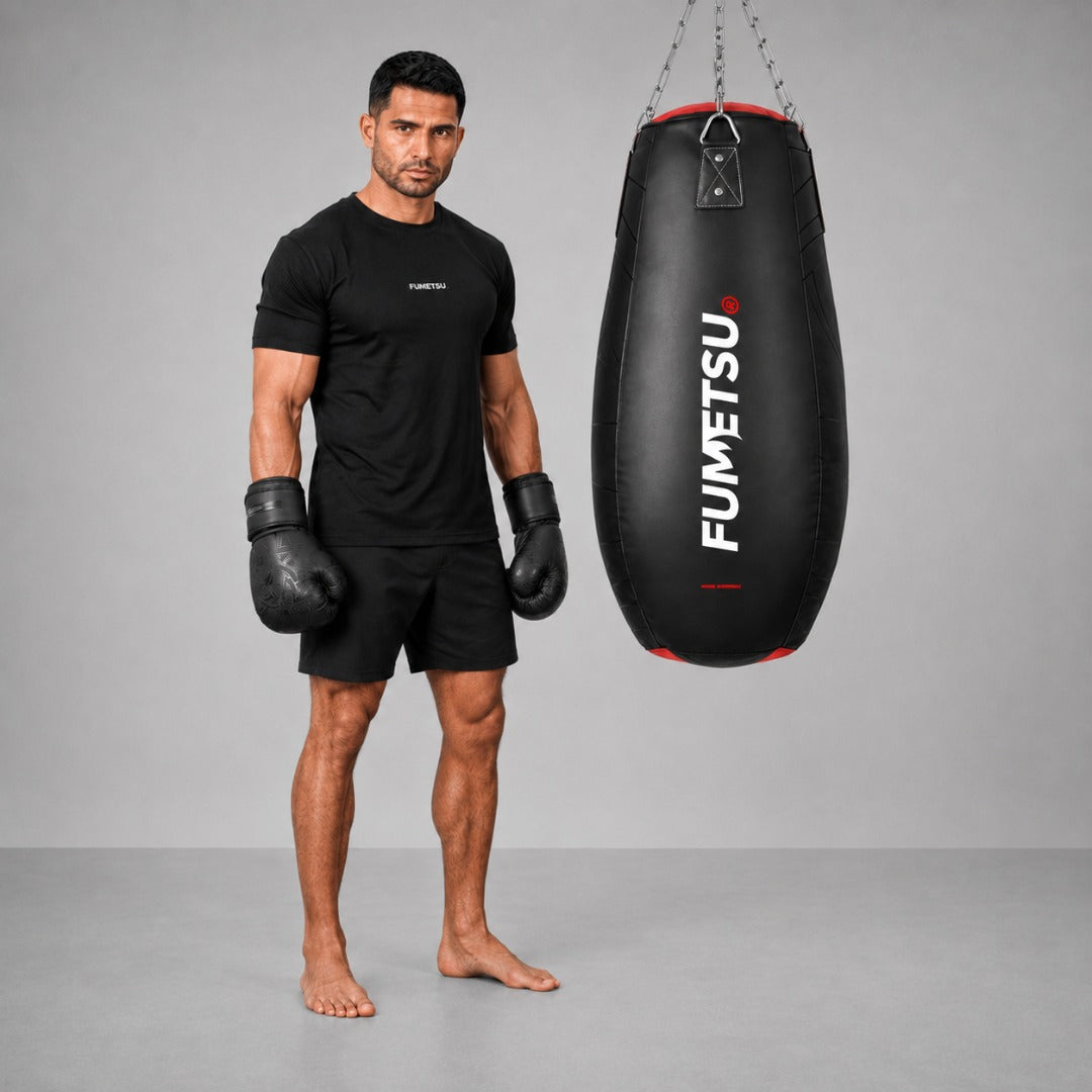 Icon Tear Drop Punch Bag Black/Red/White