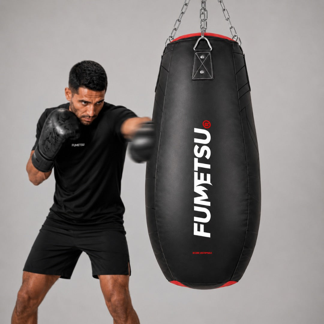 Icon Tear Drop Punch Bag Black/Red/White