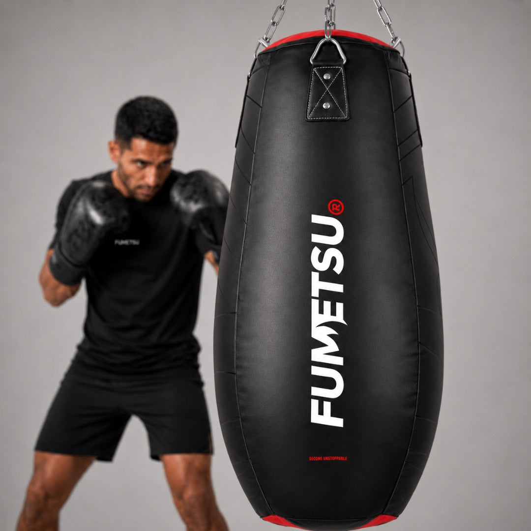 Icon Tear Drop Punch Bag Black/Red/White