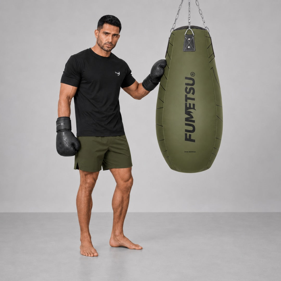 Icon Tear Drop Punch Bag Khaki
