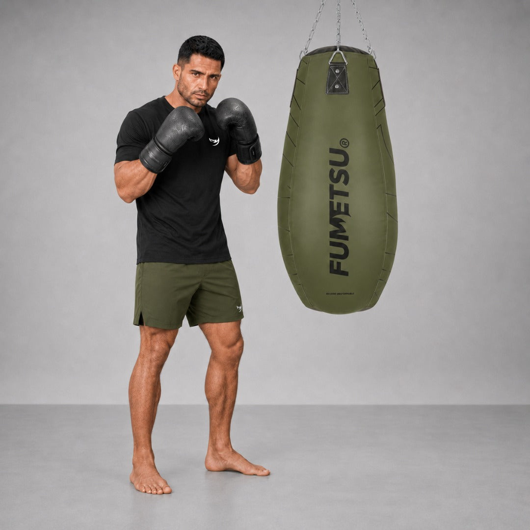 Icon Tear Drop Punch Bag Khaki