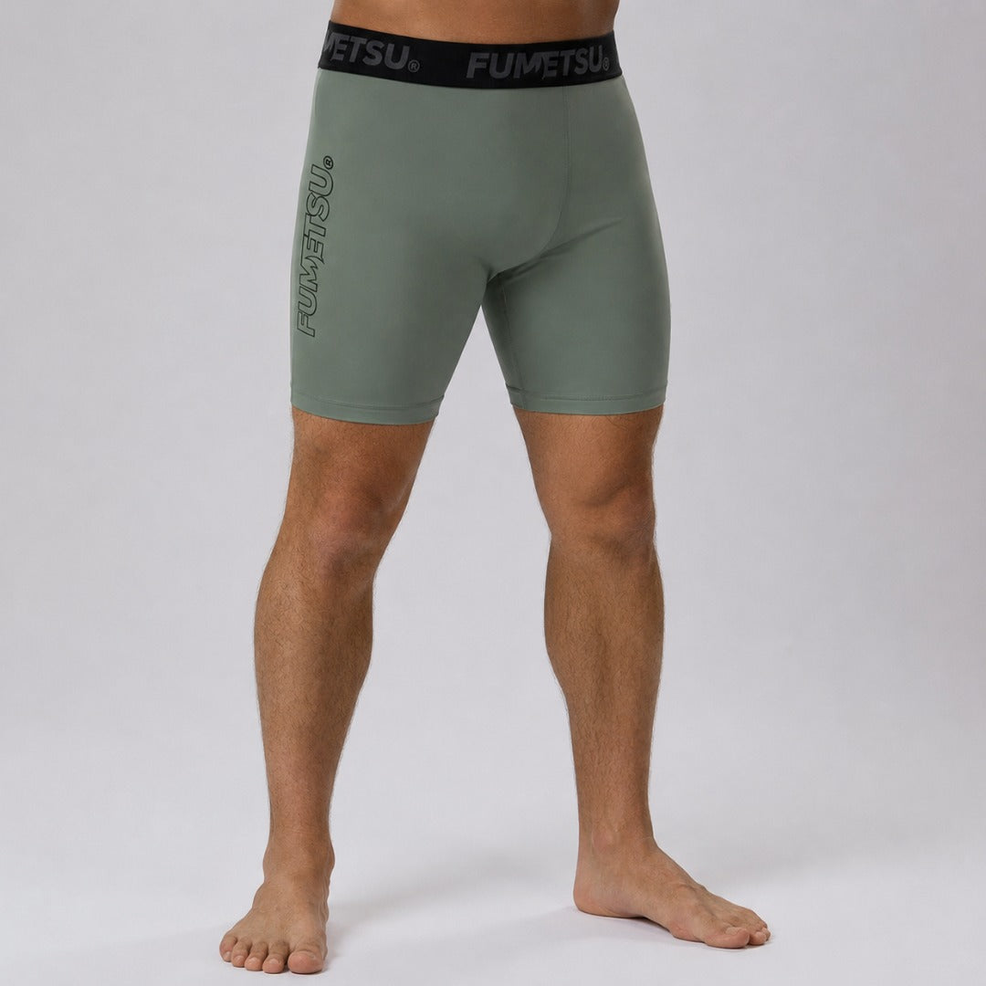 Sandfarbene Icon Vale Tudo Shorts