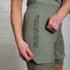 Short de combat double couche Sand Icon pour femme
