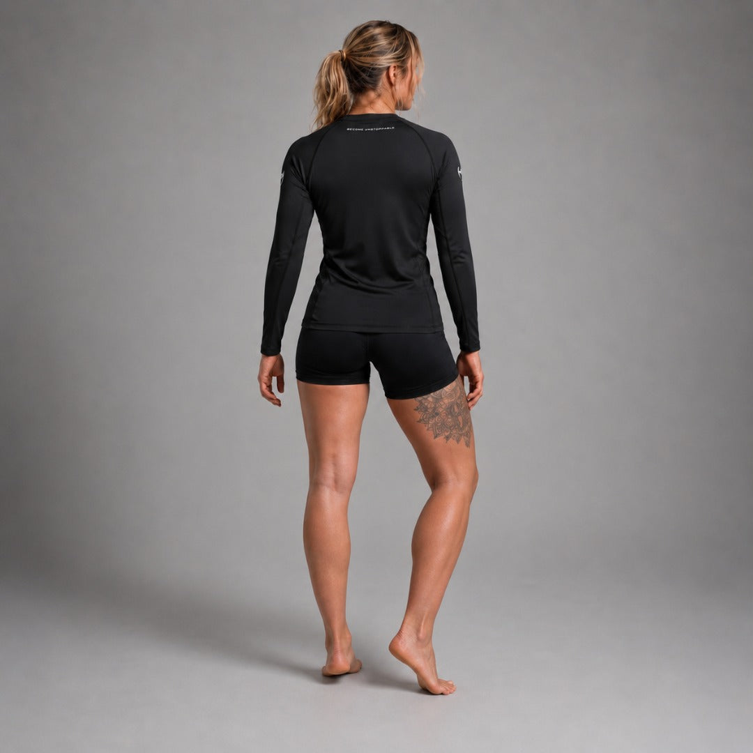 Black Icon Langärmliger Rashguard für Damen