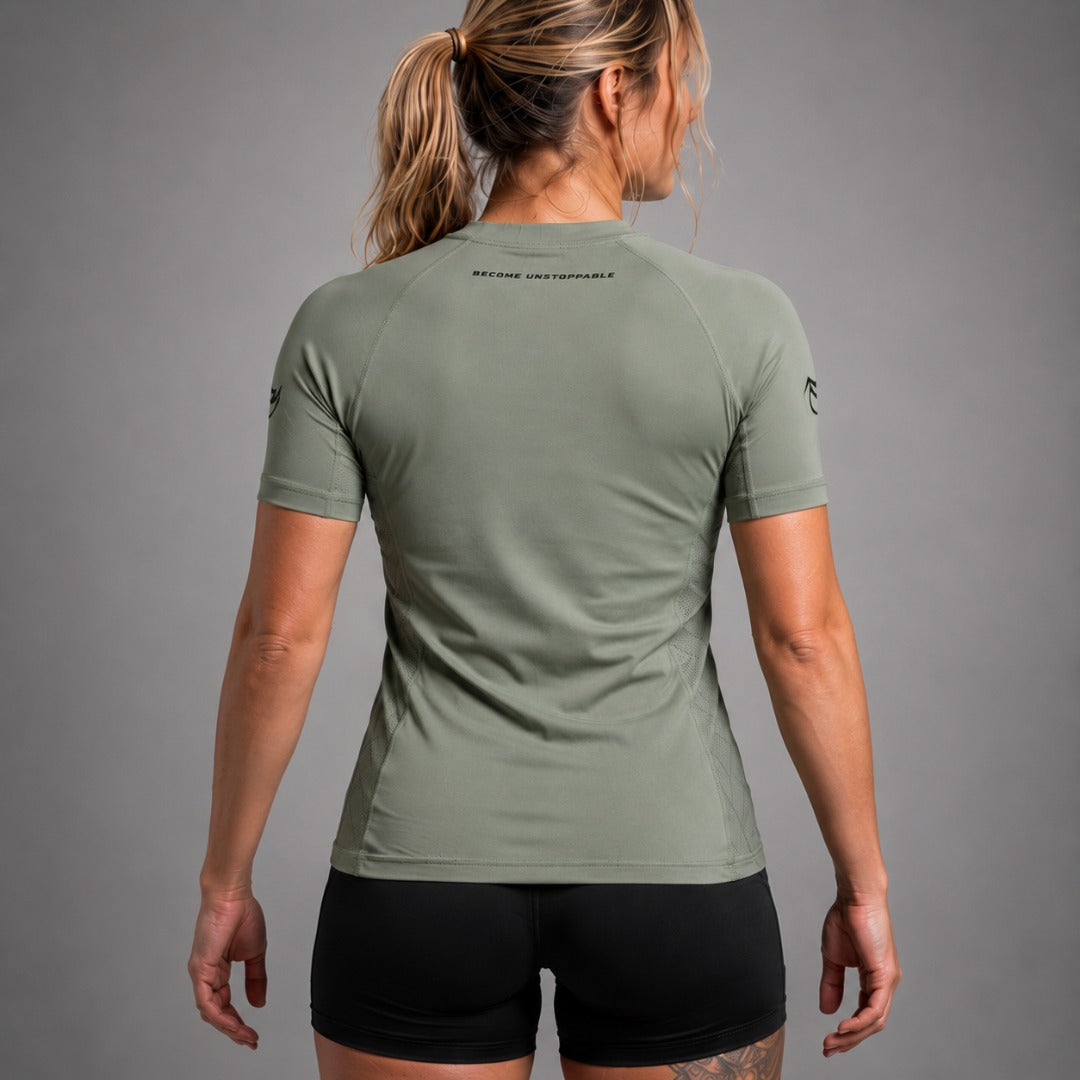 Rashguard à manches courtes pour femmes Sand Icon