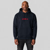 Ikigai Hoodie Navy/Red