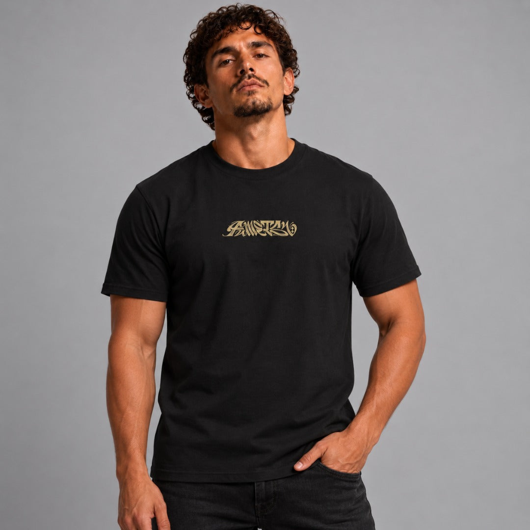 Ikigai T-Shirt Black/Gold