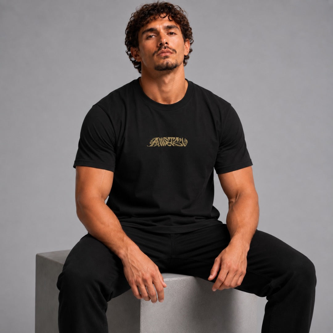 Ikigai T-Shirt Black/Gold