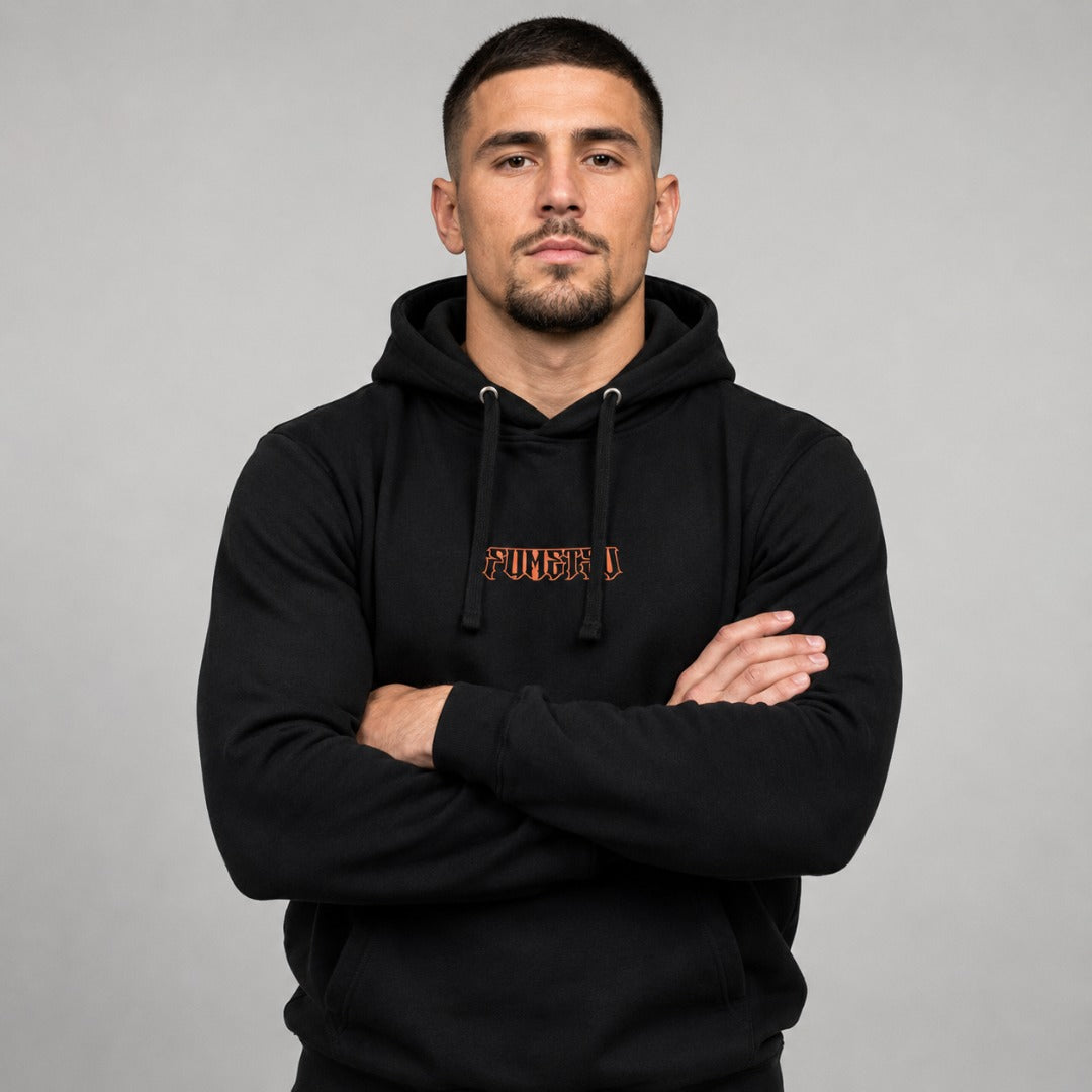Immortal Tiger Hoodie Black/Orange