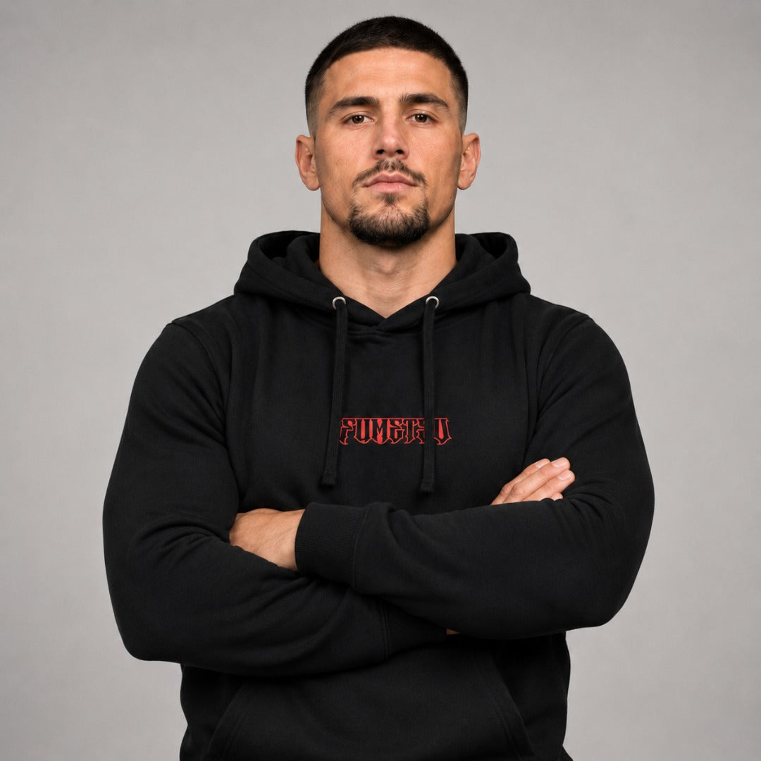 Immortal Tiger Hoodie Black/Red