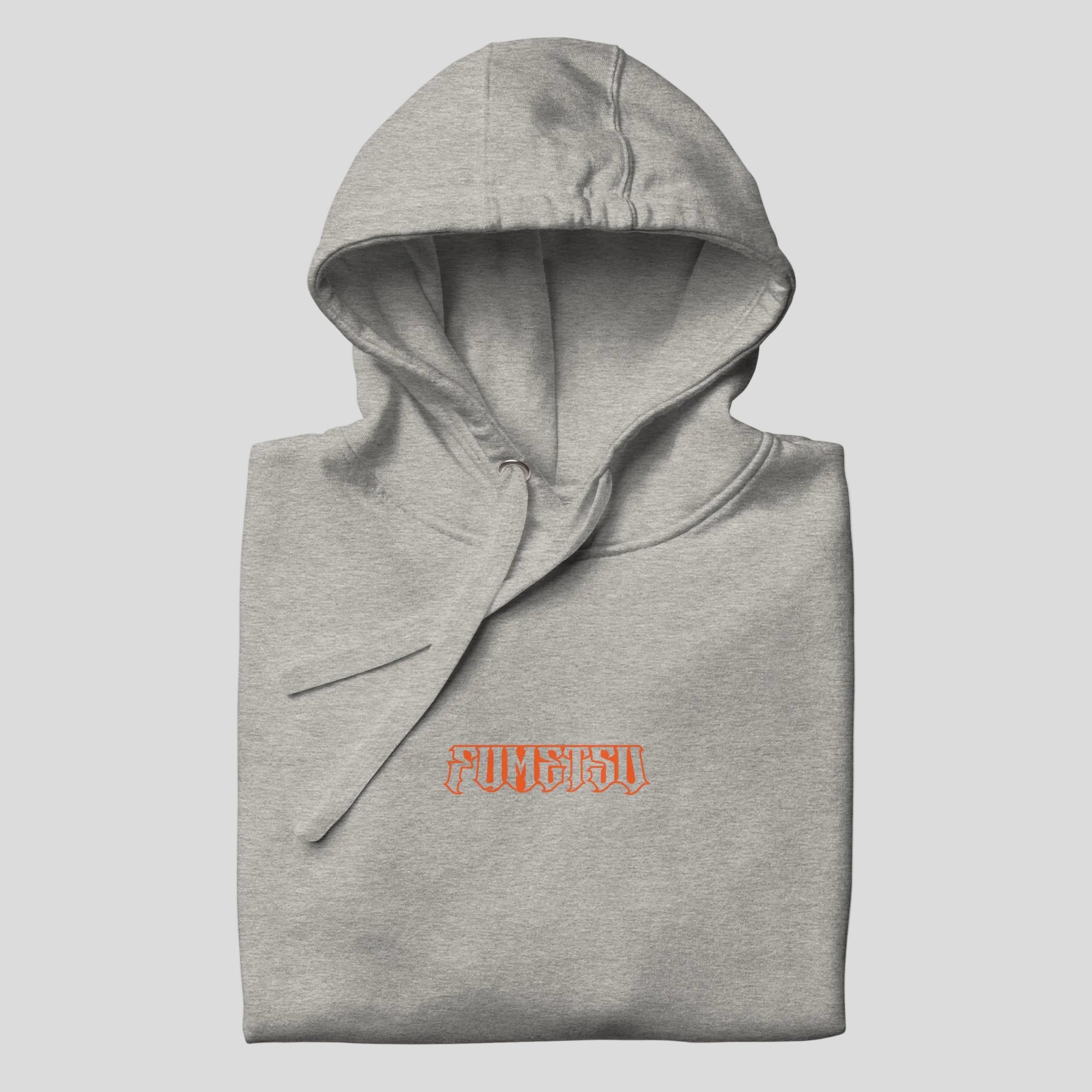 Immortal Tiger Hoodie Grey/Orange Folded