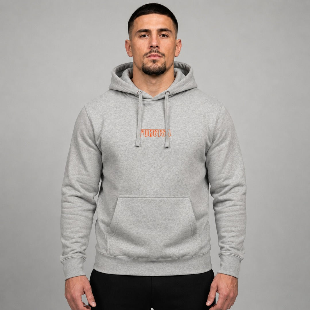 Immortal Tiger Hoodie Grey/Orange