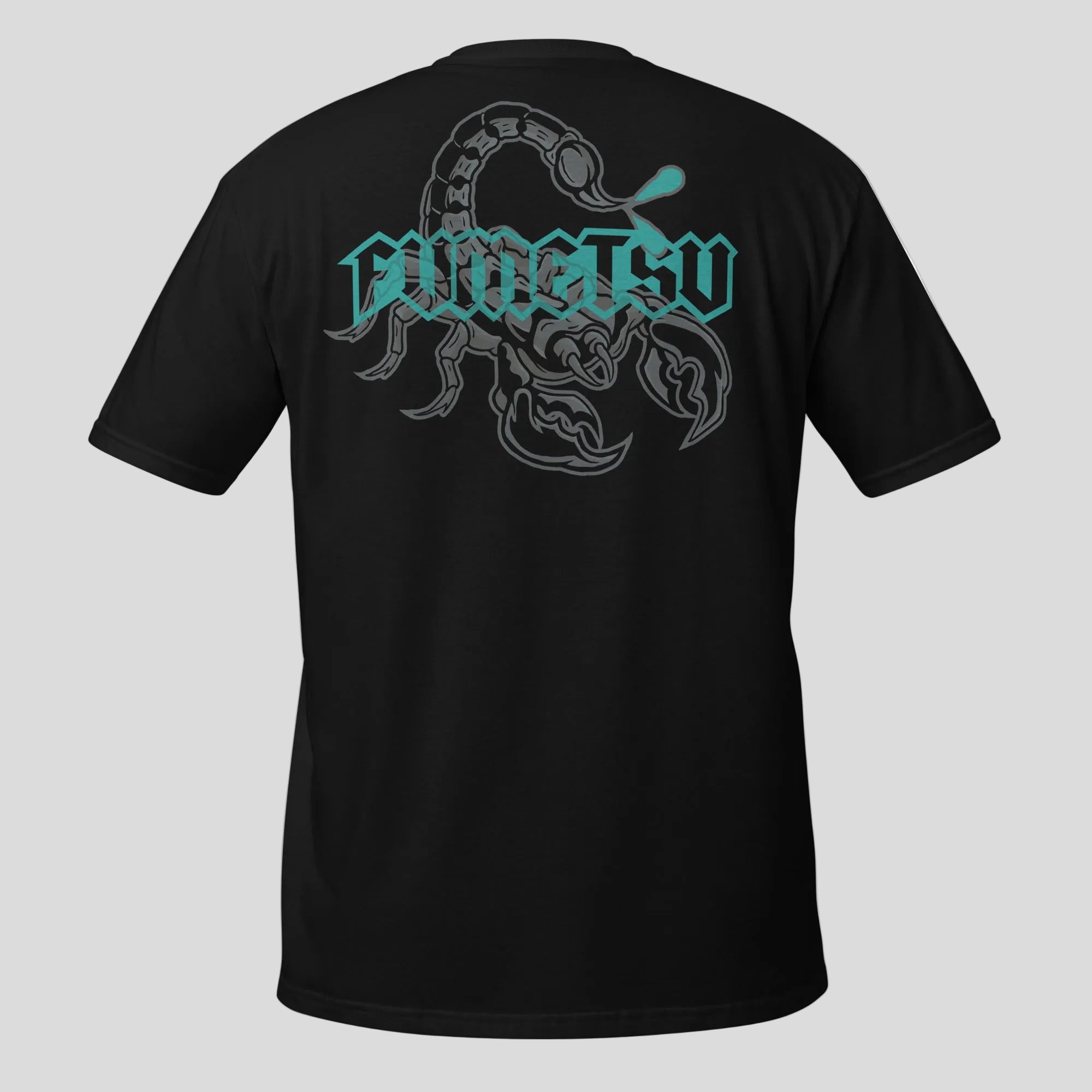 Inked - Scorpion T-Shirt Black/Grey/Teal Back