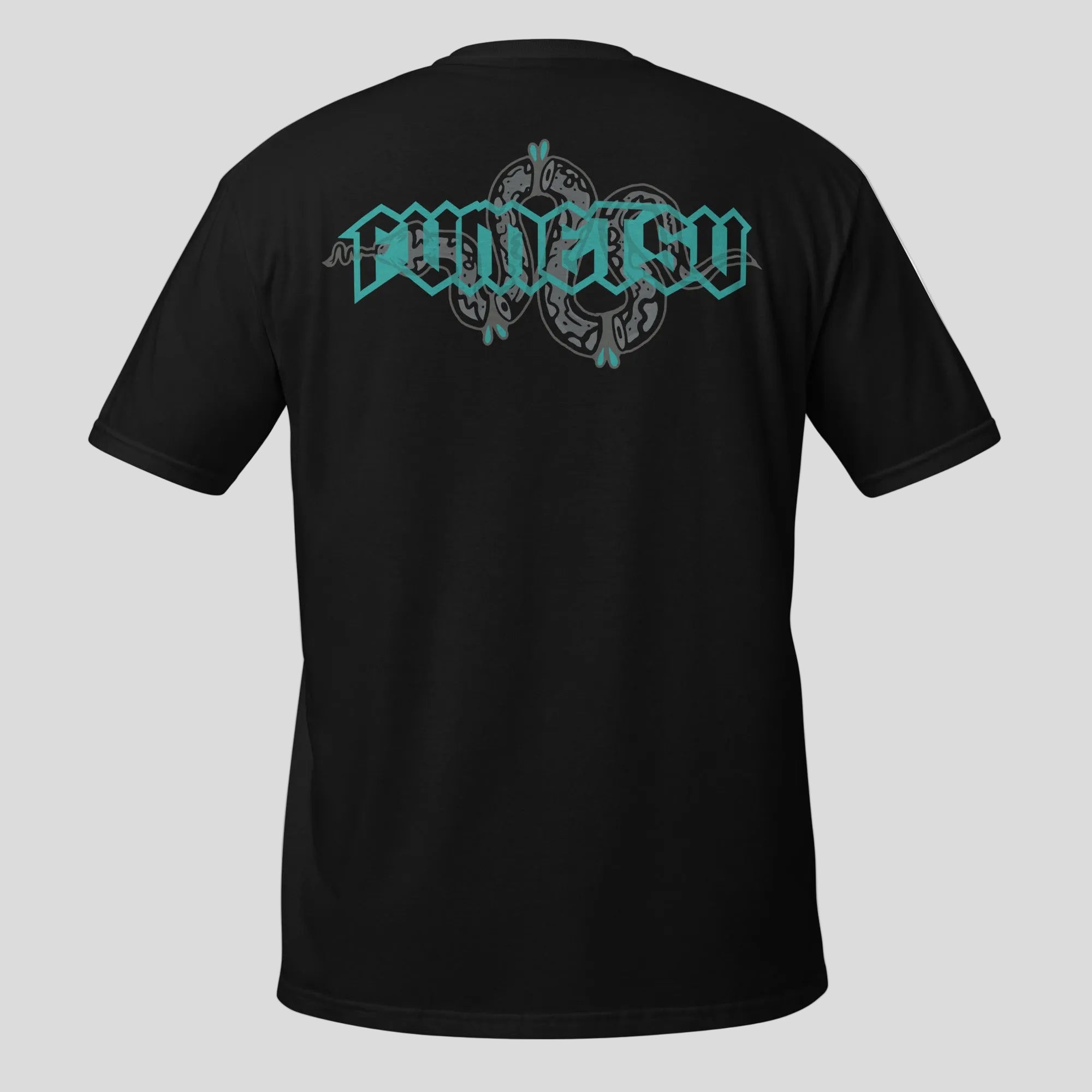 Inked - Snake T-Shirt Black/Grey/Teal Back