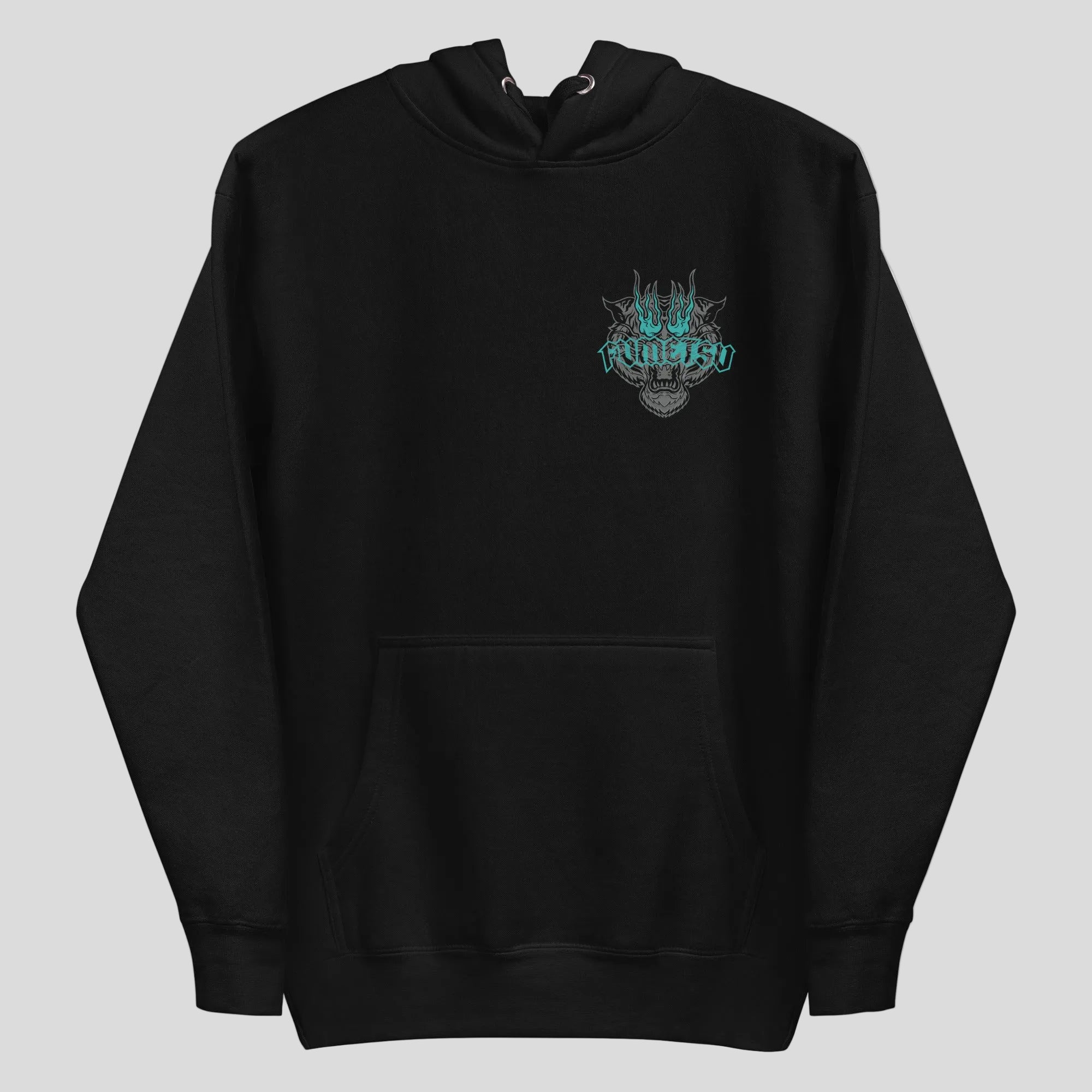 Inked - Tiger Hoodie Black/Teal
