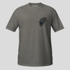 Inked - Skulls T-Shirt Charcoal/Red