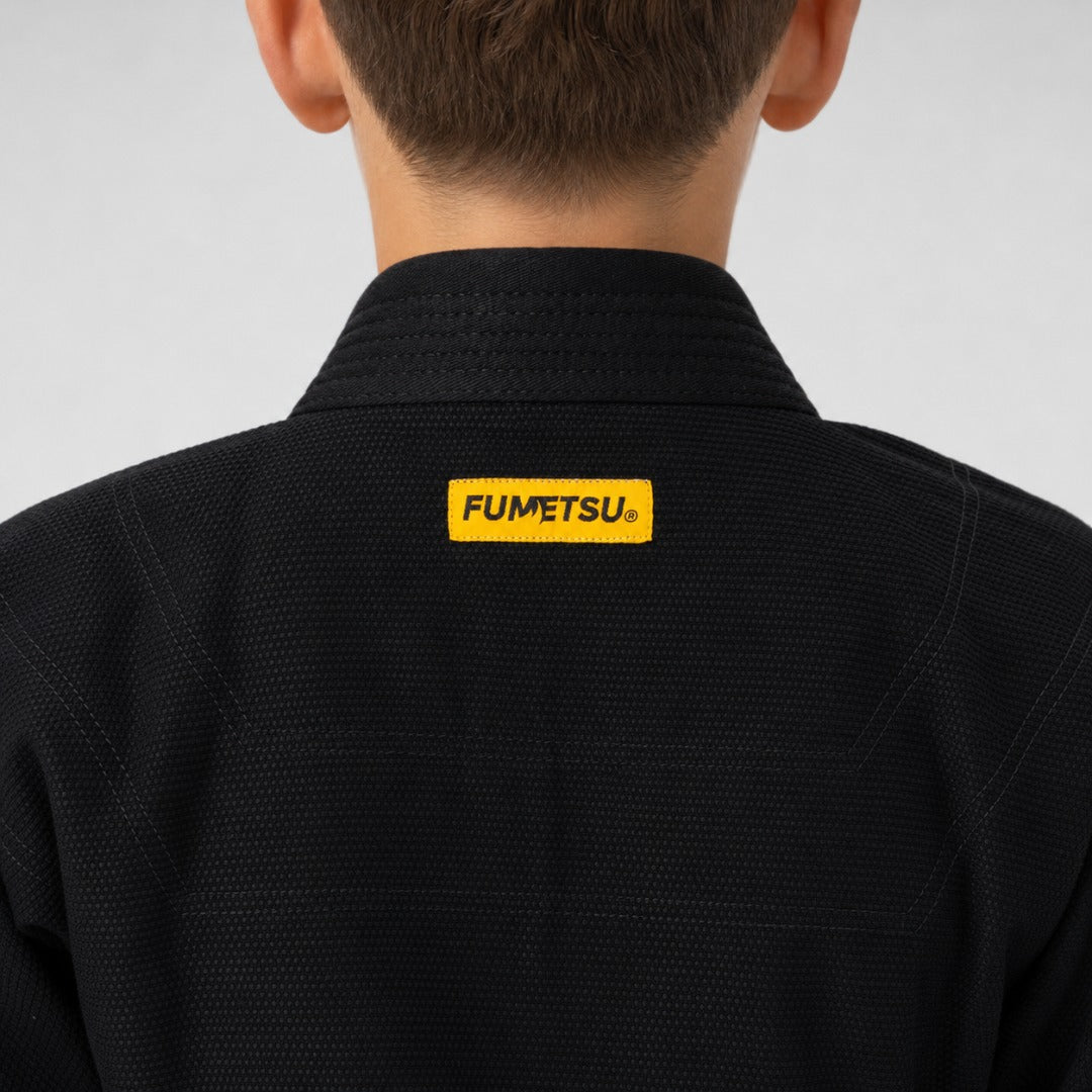Kids Ghost V-Lite BJJ Gi Black/Yellow