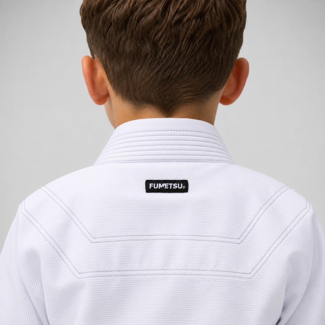 Kids Ghost V-Lite BJJ Gi White/Black