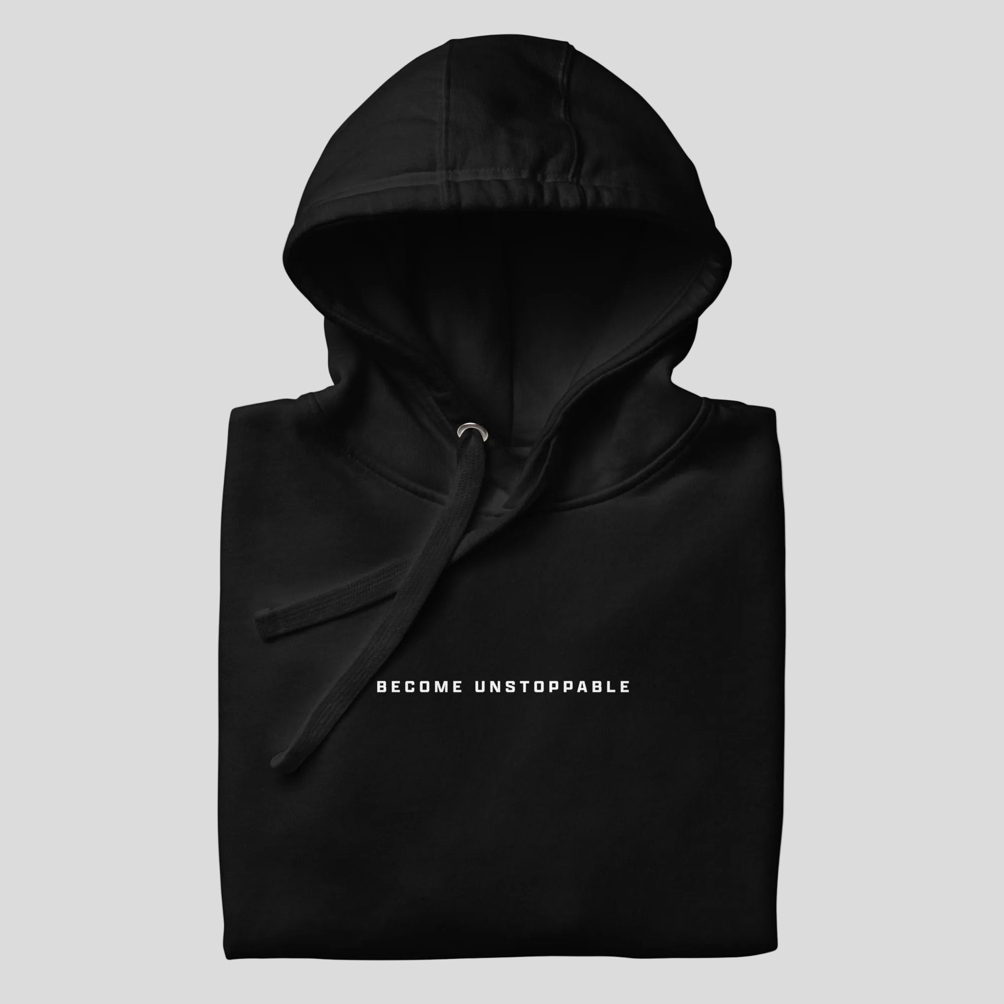 Mantra Hoodie Black Folded