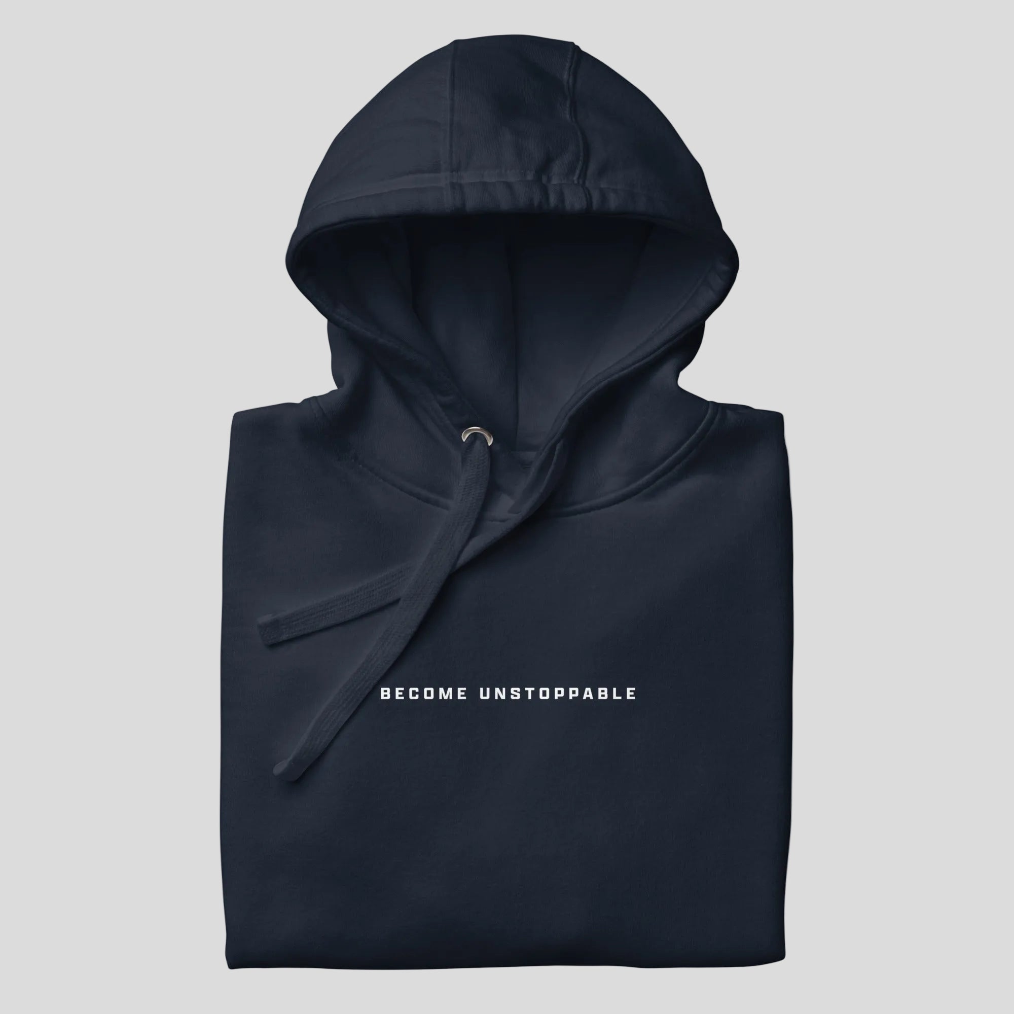 Mantra Hoodie Navy Folded
